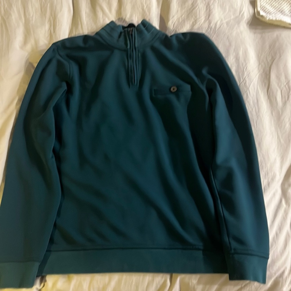 Ted Baker Green quarter zip jacket